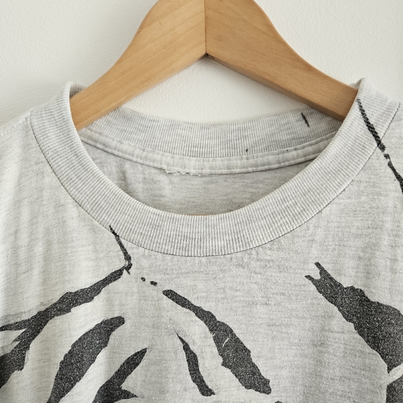 Vintage Georgetown Hoyas Shirt Large University Basketball Single Stitch AOP 90 - Picture 7 of 9